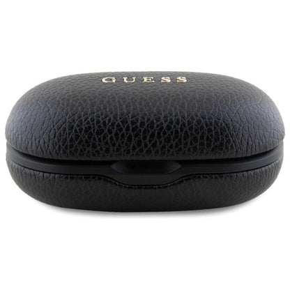 Guess Bluetooth headphones GUTWSPGTSPSK TWS + docking station black/black Grained Classic Logo_3