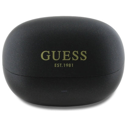 Guess Bluetooth headphones GUTWST88MCTGK TWS + docking station black/black Capsule Printed Logo_1
