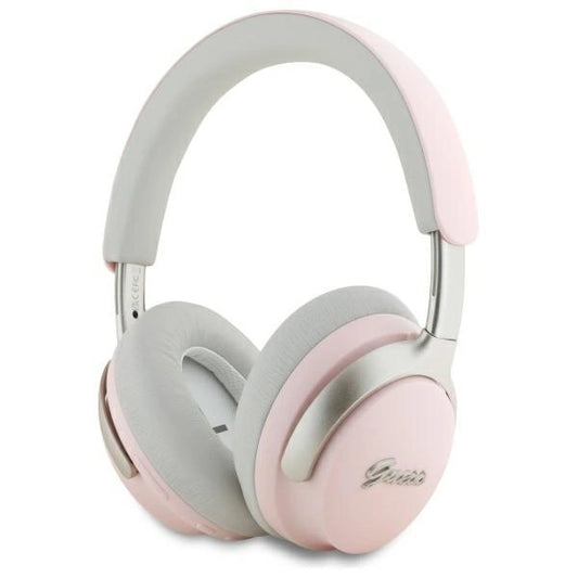 Guess Bluetooth ANC/ENC Headphones GUBHC22PSBCSMP Pink DB Metal Script Logo_0