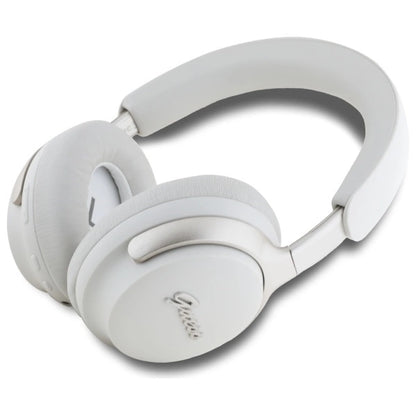 Guess Bluetooth ANC Headphones GUBHC22PSFCSME Beige/Beige Metal Script Logo_1
