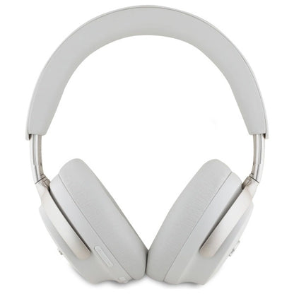 Guess Bluetooth ANC Headphones GUBHC22PSFCSME Beige/Beige Metal Script Logo_2