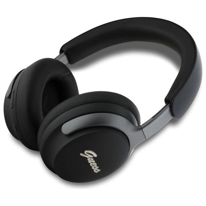 Guess Bluetooth ANC Headphones GUBHC22PSFCSMK Black Metal Script Logo_1