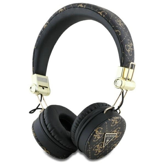 Guess Bluetooth ENC GUBH70E4PTMK on-ear headphones black/black 4G Triangle Round Shape_0