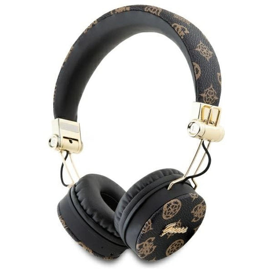 Guess Bluetooth ENC GUBH70EPOSMK on-ear headphones black/black Peony Script Round Shape_0