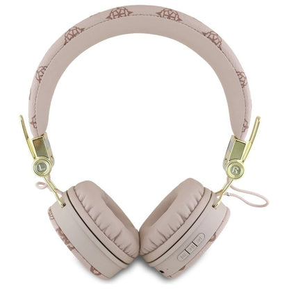 Guess Bluetooth ENC GUBH70EPOSMW Brown/Brown Peony Script Round Shape Headphones_2