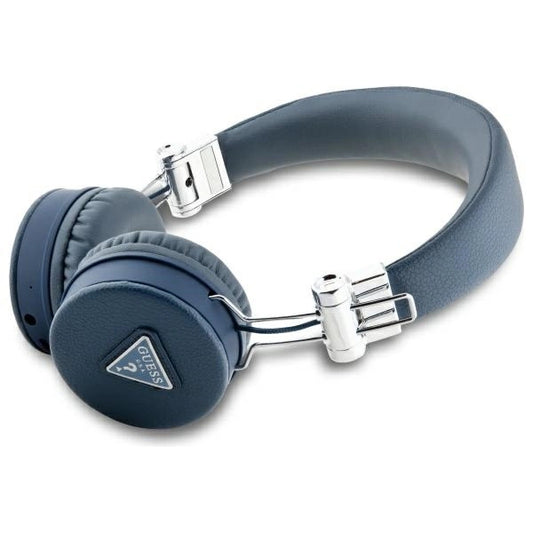 Guess Bluetooth ENC GUBH70PGTSPSB on-ear headphones blue/blue Grained Classic Round Shape_0