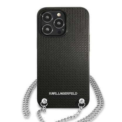 Karl Lagerfeld Monogram Plaque Case for iPhone 13 Pro / 13 6.1" - Blackx_2