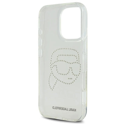 Karl Lagerfeld KLHCP16XHKHDCELT iPhone 16 Pro Max 6.9" transparent hardcase IML Rhinestones Karl Head_6