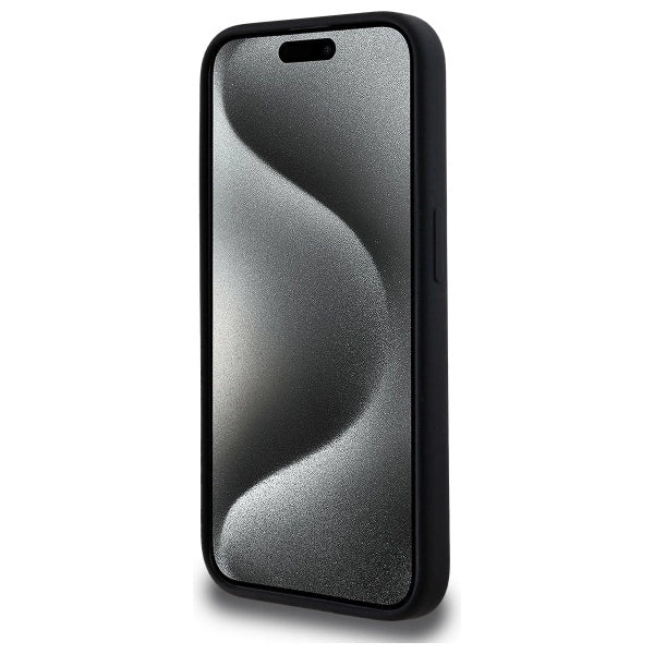 Karl Lagerfeld KLHMP15LSKHPPLK iPhone 15 Pro 6.1" black/black hardcase Silicone Karl Head Print MagSafe_4