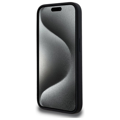 Karl Lagerfeld KLHMP15LSKHPPLK iPhone 15 Pro 6.1" black/black hardcase Silicone Karl Head Print MagSafe_4