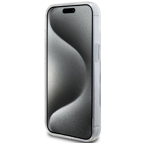 Karl Lagerfeld KLHMP15SHMRSKCH iPhone 15 / 14 / 13 6.1" white/white hardcase Ring Stand Karl&amp;Choupette MagSafe_4
