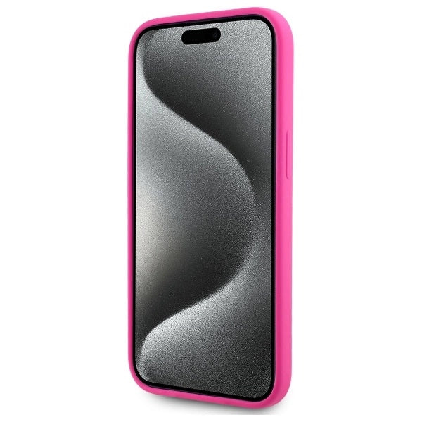 Karl Lagerfeld KLHMP15SSKHPPLF iPhone 15 6.1&quot; fuchsia/fuschia hardcase Silicone Karl Head Print MagSafe_4