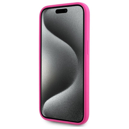 Karl Lagerfeld KLHMP15SSKHPPLF iPhone 15 6.1&quot; fuchsia/fuschia hardcase Silicone Karl Head Print MagSafe_4