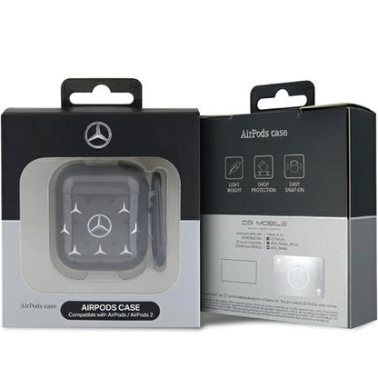 Mercedes MEA28DPMGS AirPods 1/2 cover black/black Large Star Pattern_2
