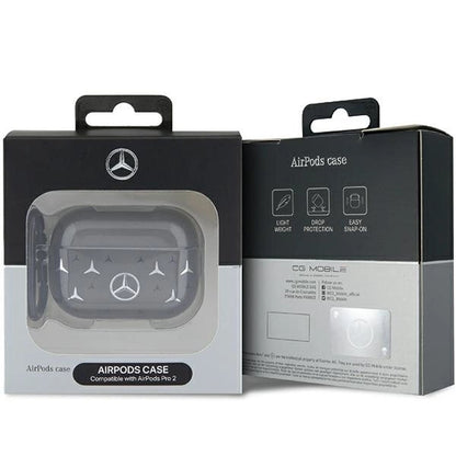 Mercedes MEAP28DPMGS AirPods Pro 2 (2022/2023) cover black Large Star Pattern_3