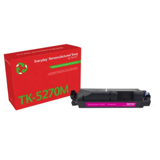 TK-5270M Everyday Remanufactured Toner Magenta replaces Kyocera TK-5270M_0