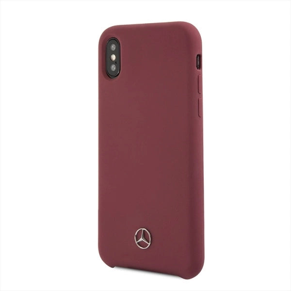 Mercedes Silicone Line iPhone X/XS Case - Red_1