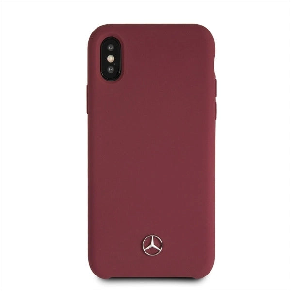 Mercedes Silicone Line iPhone X/XS Case - Red_2