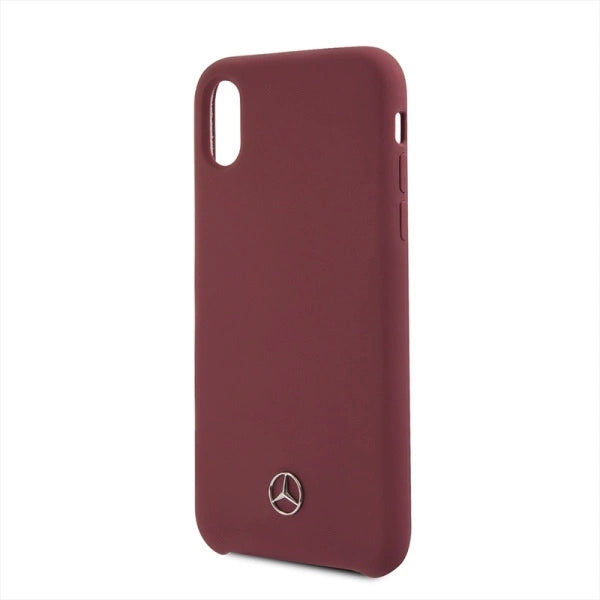 Mercedes Silicone Line iPhone X/XS Case - Red_4