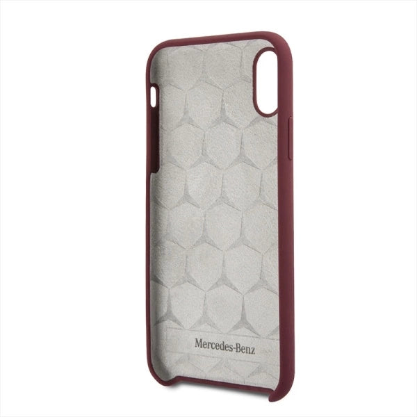Mercedes Silicone Line iPhone X/XS Case - Red_5