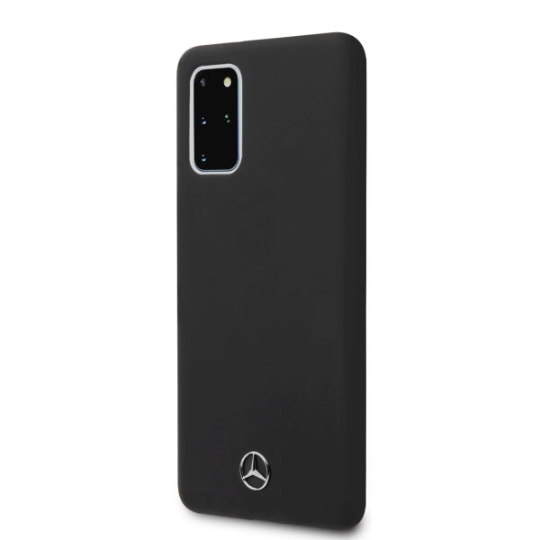 Mercedes Silicone Line Case for Samsung Galaxy S20+ - Black_1