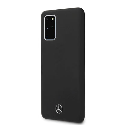 Mercedes Silicone Line Case for Samsung Galaxy S20+ - Black_1