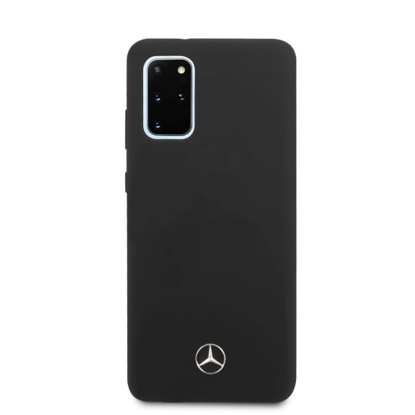 Mercedes Silicone Line Case for Samsung Galaxy S20+ - Black_2
