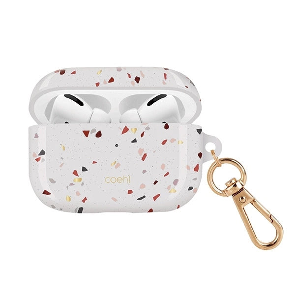 Uniq Coehl Terrazzo AirPods Pro Case White/Natural White_0