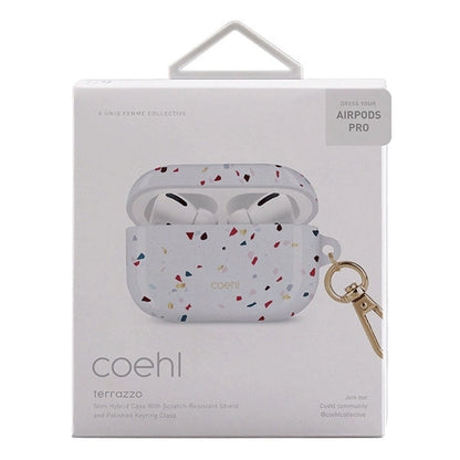 Uniq Coehl Terrazzo AirPods Pro Case White/Natural White_2