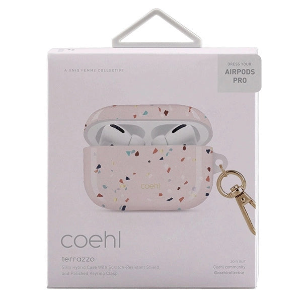 Uniq Coehl Terrazzo AirPods Pro Case Pink/Blush Pink_2