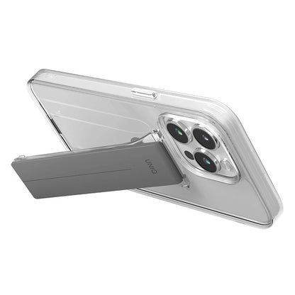 Uniq case Heldro Mount with Stand iPhone 15 Pro Max 6.7" transparent/lucent clear_2