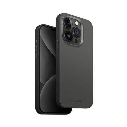 Uniq Lyden DS iPhone 15 Pro 6.1" Magclick Charging case grey-black/charcoal grey-black_0