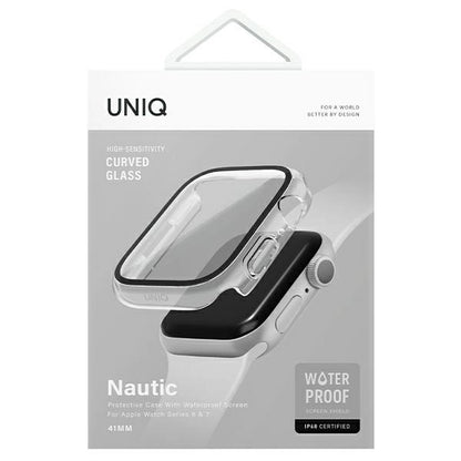 Uniq case Nautic Apple Watch Series 7/8/9 45mm transparent/dave clear_4