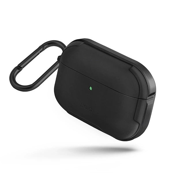 Uniq Valencia AirPods Pro Case Black/Midnight Black Antimicrobial_0