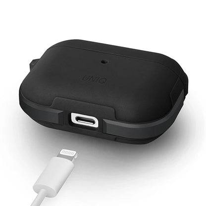 Uniq Valencia AirPods Pro Case Black/Midnight Black Antimicrobial_1