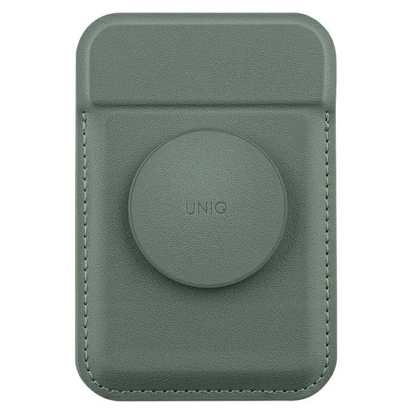 Uniq Flixa Magnetic Card Wallet with Stand Green/Lichen Green MagSafe_0