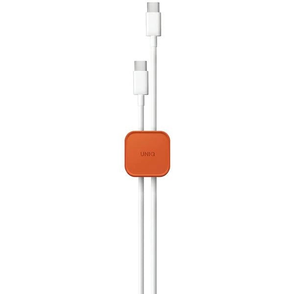 Uniq Pod Self-adhesive Cable Organizer - Set of 8 - Orange_0