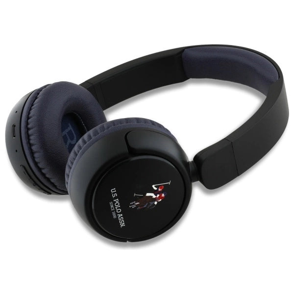 US Polo Bluetooth On-Ear Headphones USHPV6PCOV Navy DH Color Logo_1
