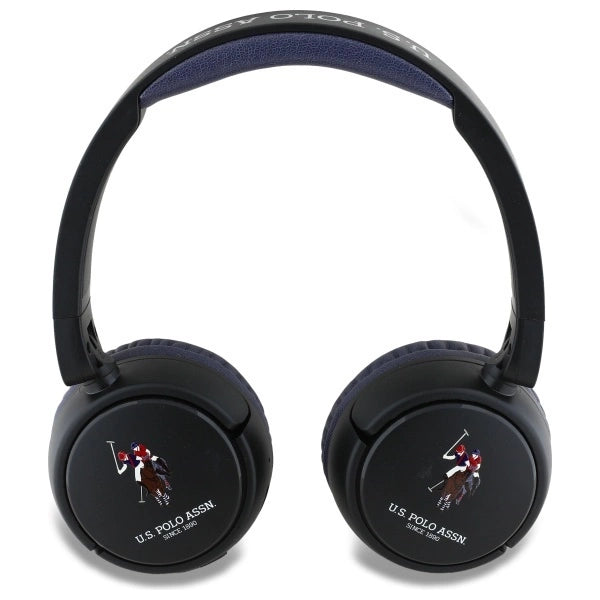 US Polo Bluetooth On-Ear Headphones USHPV6PCOV Navy DH Color Logo_2