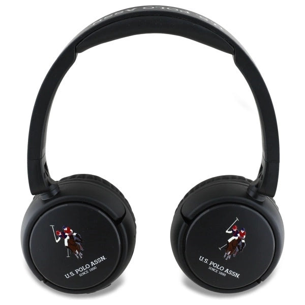US Polo Bluetooth Headphones USHPV6PUNK Black/Black DH Color Logo_2