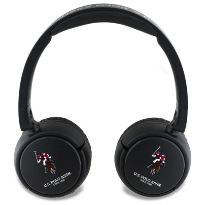 US Polo Bluetooth Headphones USHPV6PUNK Black/Black DH Color Logo_2