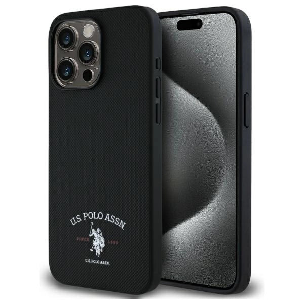 US Polo USHCP15XPARK iPhone 15 Pro Max 6.7" black/black Printed DH Logo_0