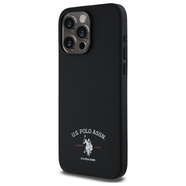 US Polo USHCP15XPARK iPhone 15 Pro Max 6.7" black/black Printed DH Logo_1