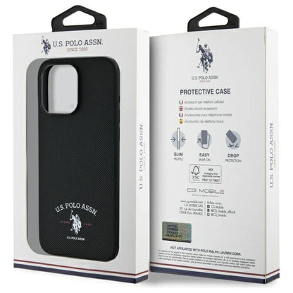 US Polo USHCP15XPARK iPhone 15 Pro Max 6.7" black/black Printed DH Logo_7