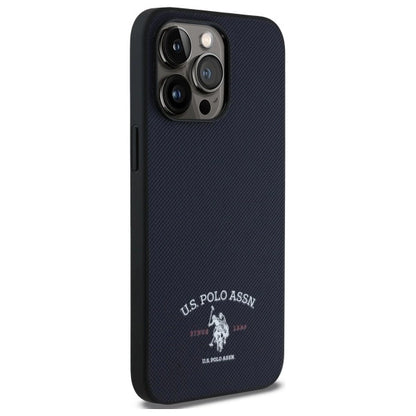 US Polo USHCP15XPARV iPhone 15 Pro Max 6.7&quot; Navy Printed DH Logo_3