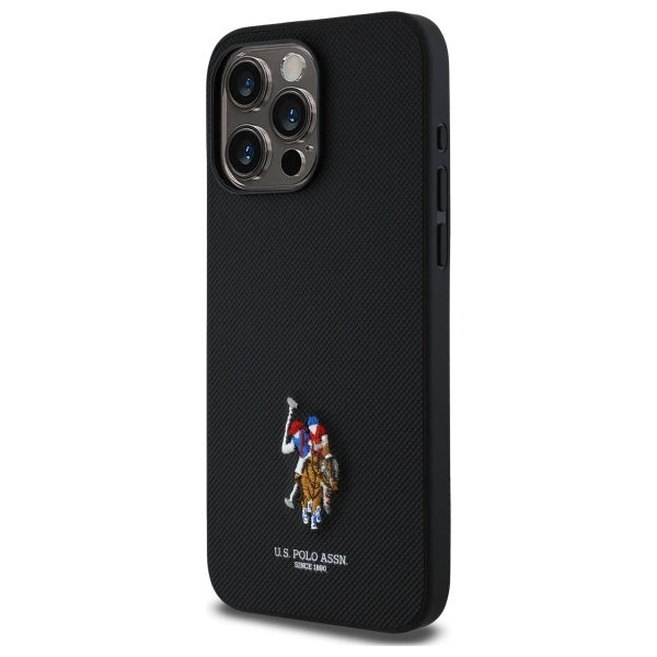 US Polo USHCP15XPEMK iPhone 15 Pro Max 6.7" black/black Embroidered DH Color_1