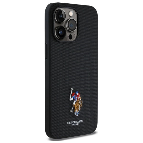 US Polo USHCP15XPEMK iPhone 15 Pro Max 6.7" black/black Embroidered DH Color_3