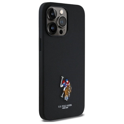 US Polo USHCP15XPEMK iPhone 15 Pro Max 6.7" black/black Embroidered DH Color_3