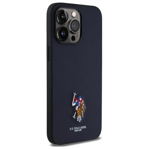 US Polo USHCP15XPEMV iPhone 15 Pro Max 6.7" Navy Embroidered DH Color_3