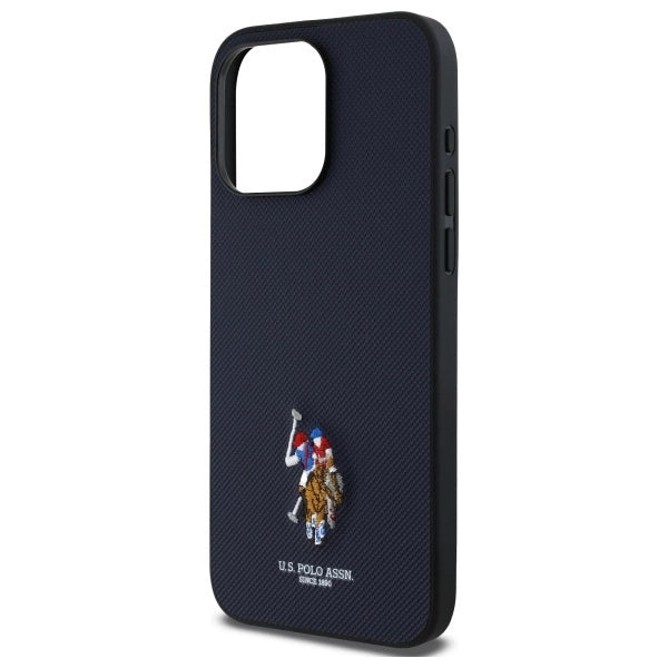 US Polo USHCP15XPEMV iPhone 15 Pro Max 6.7" Navy Embroidered DH Color_5
